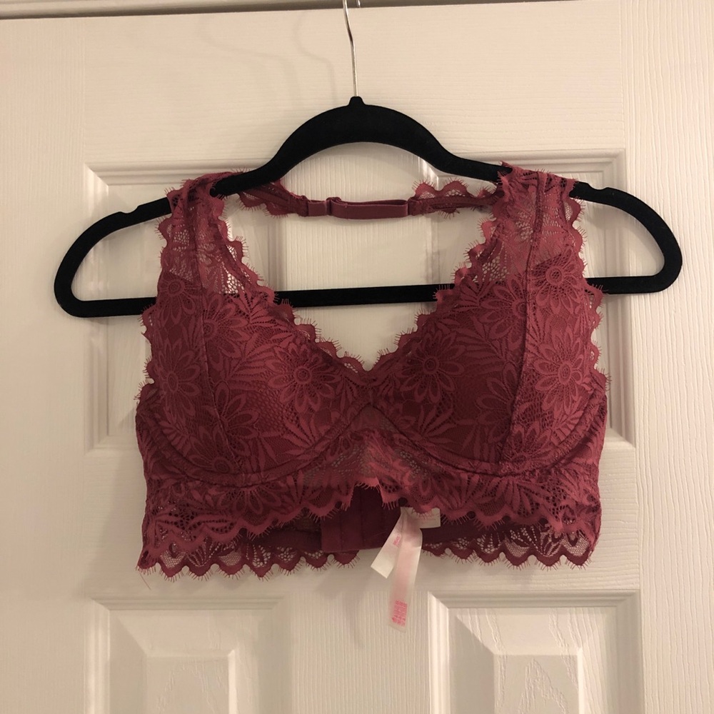 SOLD NWOT VS Pink Halter Bralette